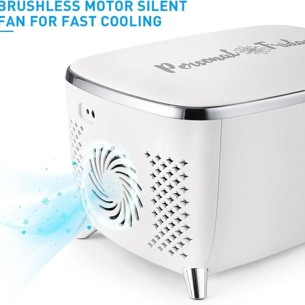 Personal 6 Liters Mini Skincare Fridge, Cosmetic Fridge, Portable Makeup Cooler - Picture 4 of 6